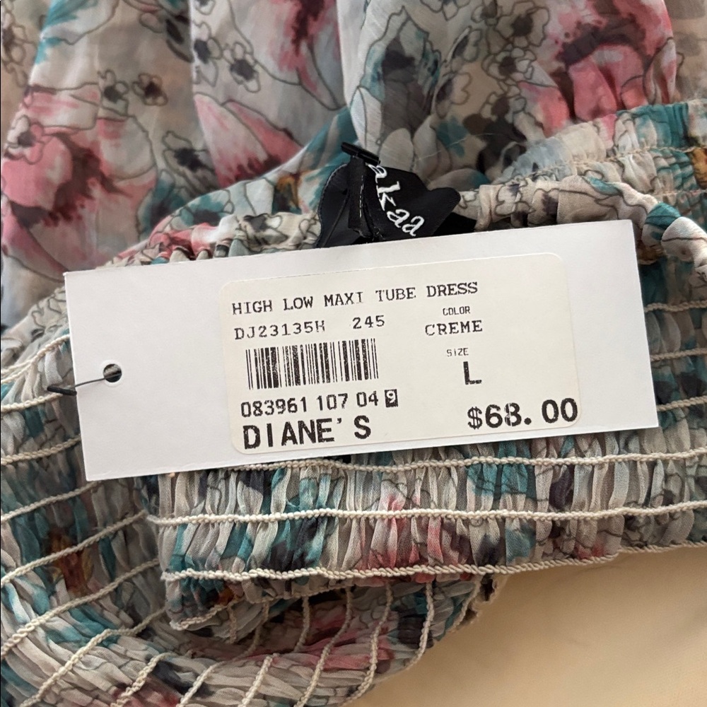 Aakaa High Low Tube Dress NWT - Picture 10 of 11